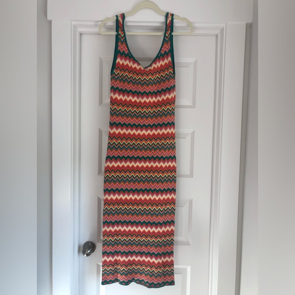 Nasty Gal Stripe Knitted Midi Dress w/ Tags - Picture 2 of 7